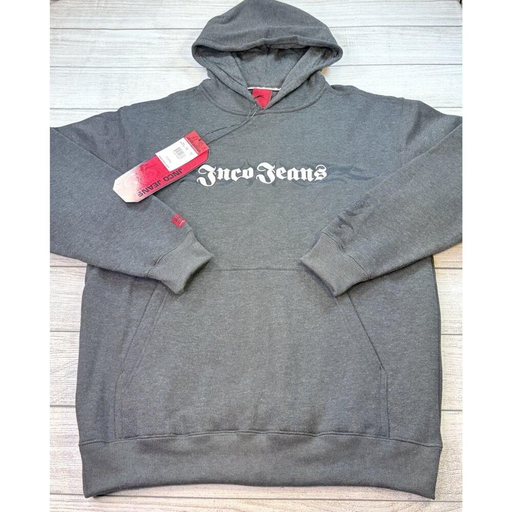 JNCO Jeans Vintage 90’s Y2K Mens Hoodie Skateboard Sweatshirt Embroidered Size M